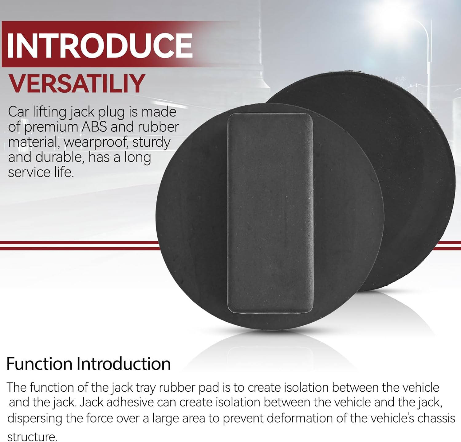 Rubber Jack Pad for Mercedes S CLK a M SLK B C E S GLC Block Hoisting Support Type Frame Rail Professional Protector Accessories Dedicated Bracket Auxiliary Tool image number 6