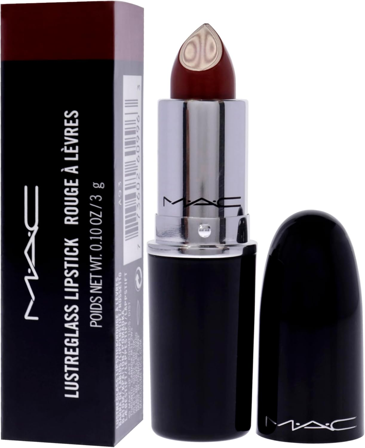 MAC Lustreglass Sheer-Shine Lipstick, PDA, 1.3 G image number 2