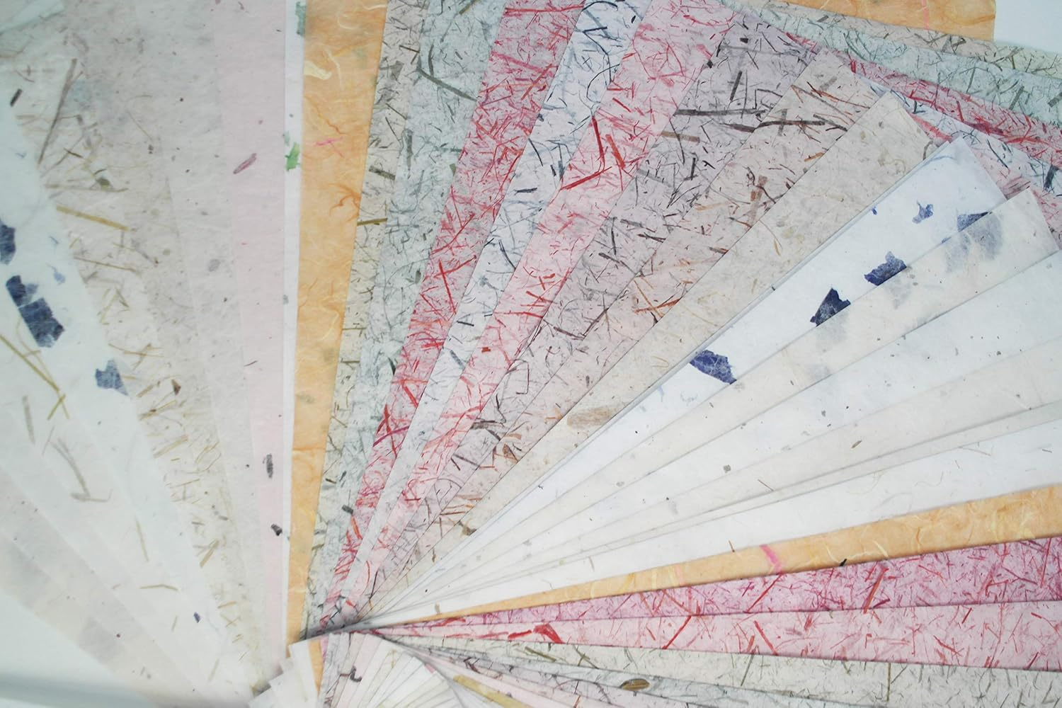 50 Sheets 8.5 X11In Mulberry Paper Art Collage Tissue Invitation Card Making Notebook Journal Memo Note Scrapbook Cardstock Paint Stamping Natural. image number 2