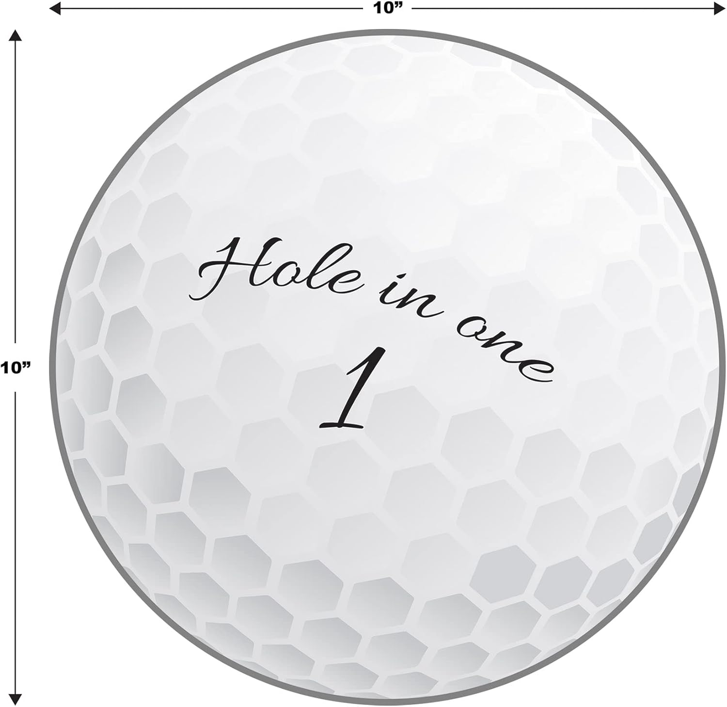Beistle Golf Ball Cutouts Pack of 4