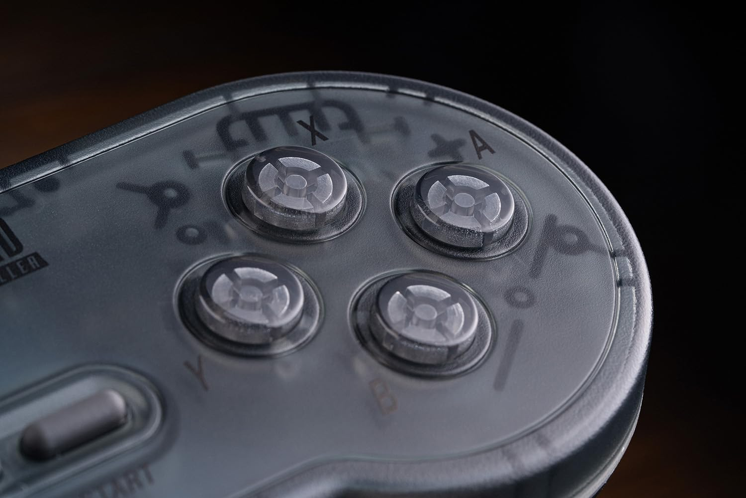 8Bitdo Sn30 2.4G Wireless Gamepad for Original Snes/Sfc (Transparent Edition) - Super NES image number 5