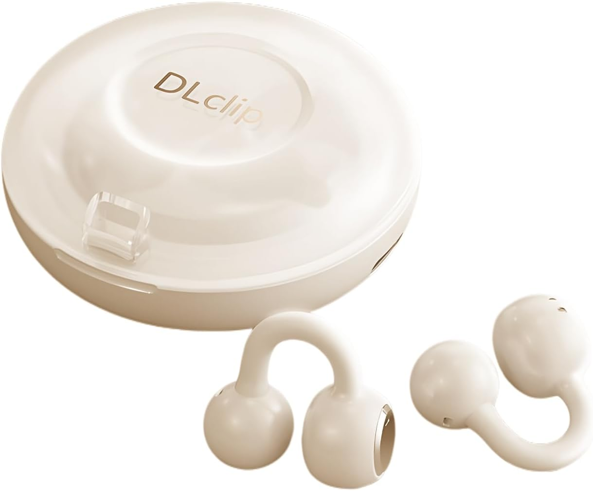 GALAAL Wireless Earbuds Bluetooth Headphones,Lightweight Earbuds with Ear Hooks,Bluetooth5.4 Wireless Earphones,30H Playtime, IPX4 Waterproof Running Headphones for Gym Gold