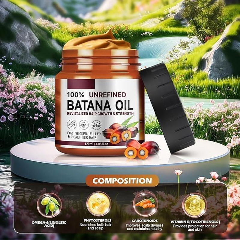 EASYNICE Raw Batana Oil for Hair Care，Unrefined Pure Batana Oil for All Hair Types in Men & Women（1Pcs） image number 5