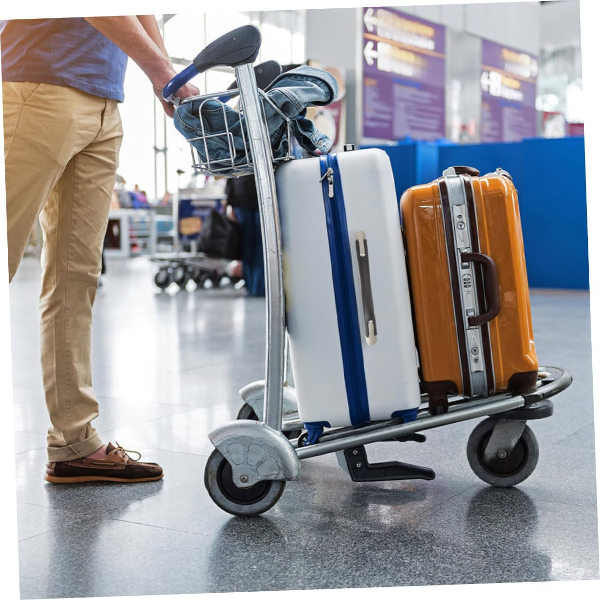 HANABASS Plastic Suitcase Handle Grip Replacement Ergonomic Luggage Handle for Travel Bags Suitcases Password Boxes and Bookcases Smooth Surface Comfortable Hold image number 6