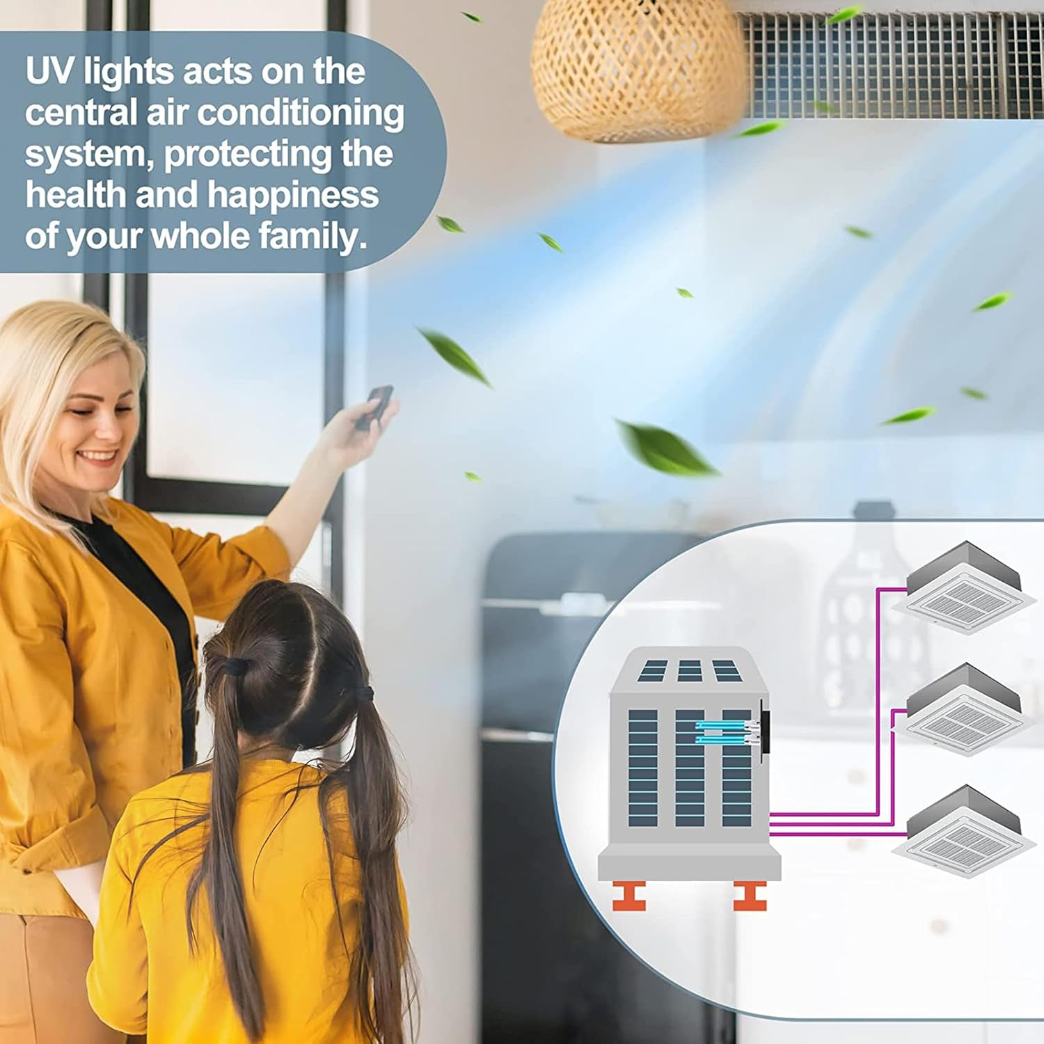 1 Pack UV Aquarium Light Bulbs 9W Lamp Base Fish Tank LED H-Shape Tube G23/2G7 2 Pin Base UV Purifier Bulbs Pond Lights Replacement Light Bulb for Water Air Purification or Aquarium Fish Tank