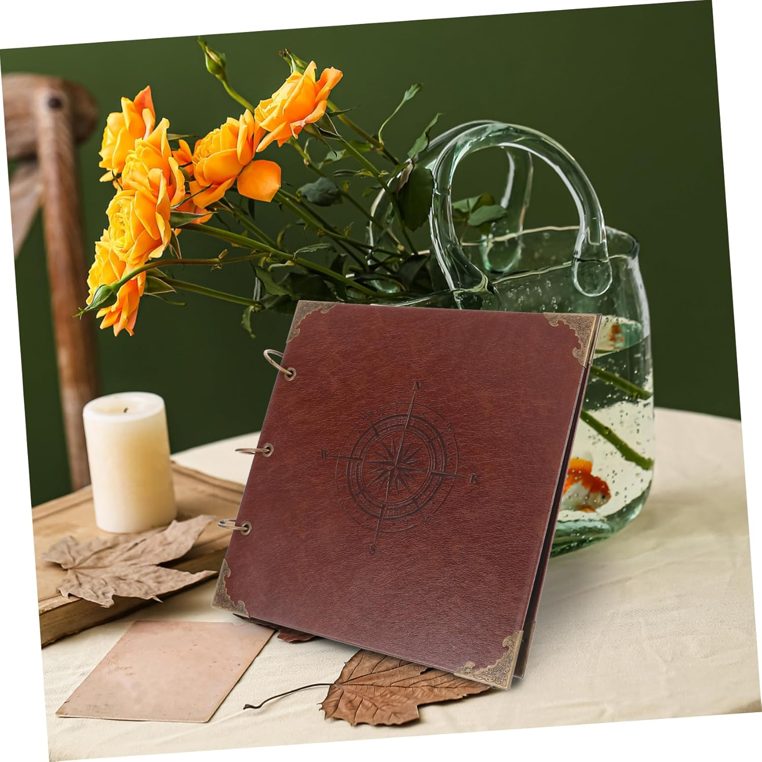 Unique Scrapbook Album Album Memory Books for Adults Adventure Scrapbook image number 3