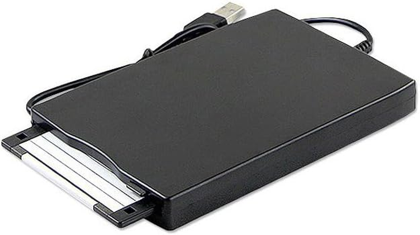 AIMALL 3.5" External USB Floppy Disk Drive 1.44MB - Portable FDD for Laptops, Pcs - Compatible with Windows & Mac OS - High-Speed Data Transfer