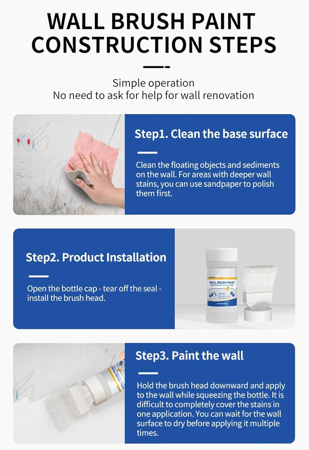White Paint - Spackle Repair Paste - Bath Repair Aerosol - Bathroom Repair Spray Tub Repair Aerosol Bath Resurfacing Spray Acrylic Bath Repair Bathroom Spray Repair