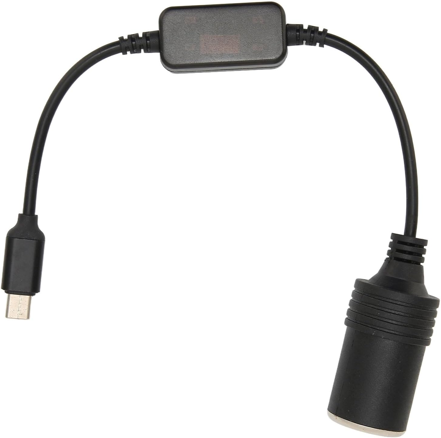 Cigarette Lighter USB Charger USB C to 12V Car Cigarette Lighter USB Female Cigarette Lighter Converter Power Adapter Converter, USB to 12V DC Adapter for Car Electronics image number 2