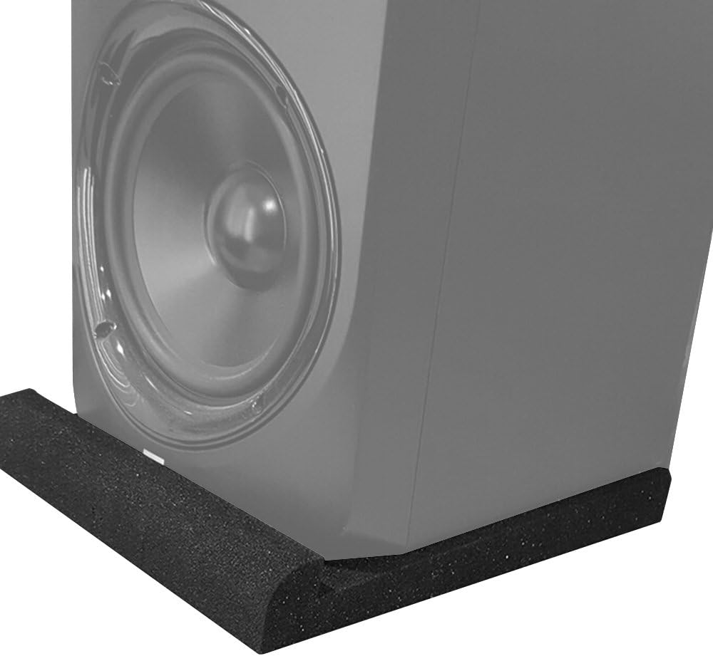 Daseeme 2 - Pack Acoustic Studio Monitor Speaker Isolation Foam Pads for Vibration Isolation and Resonance Reduction, 11"X7.4" image number 2