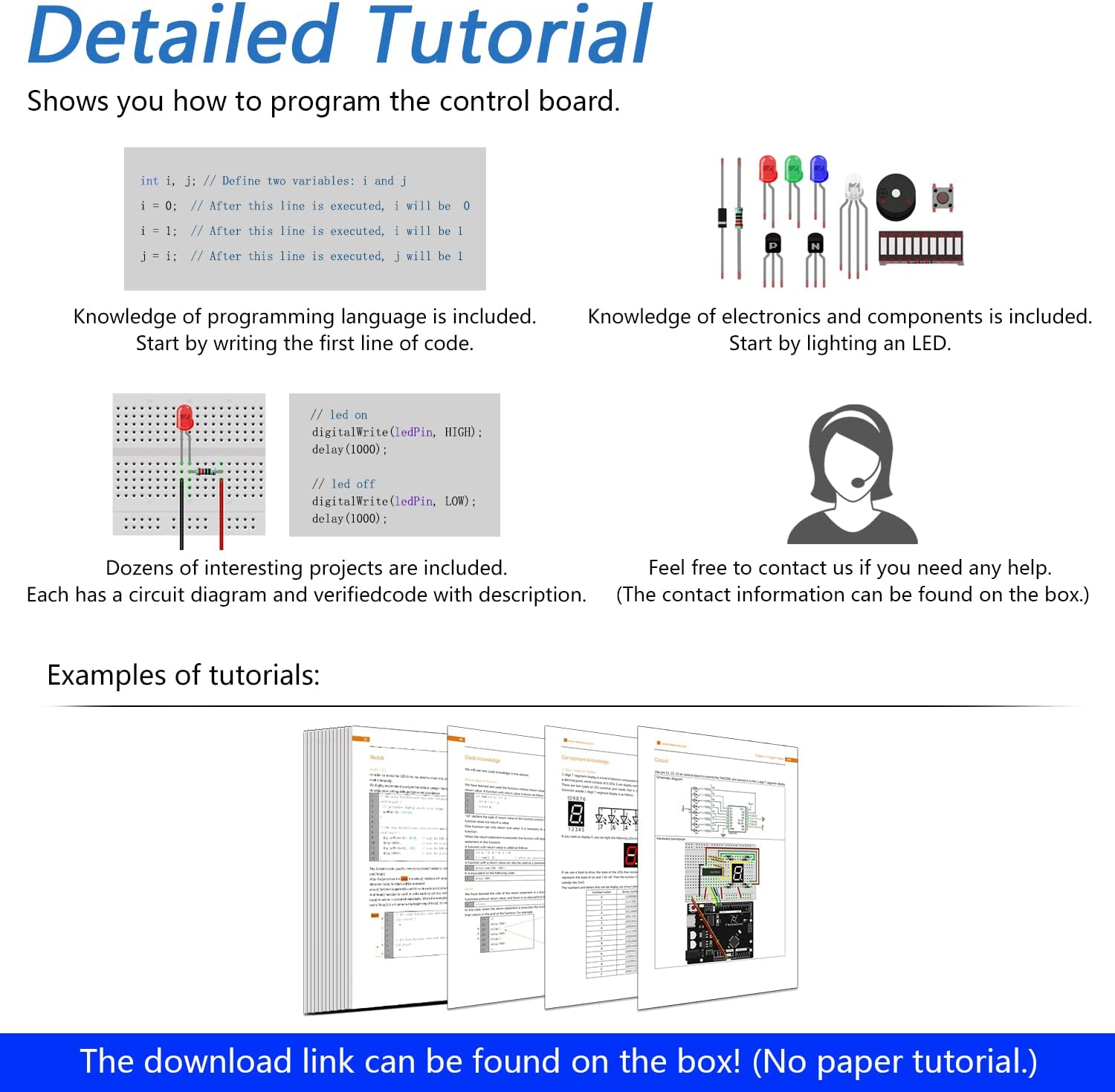 Freenove Ultimate Starter Kit with Board V4 (Compatible with Arduino IDE), 274-Page Detailed Tutorial, 217 Items, 51 Projects image number 2