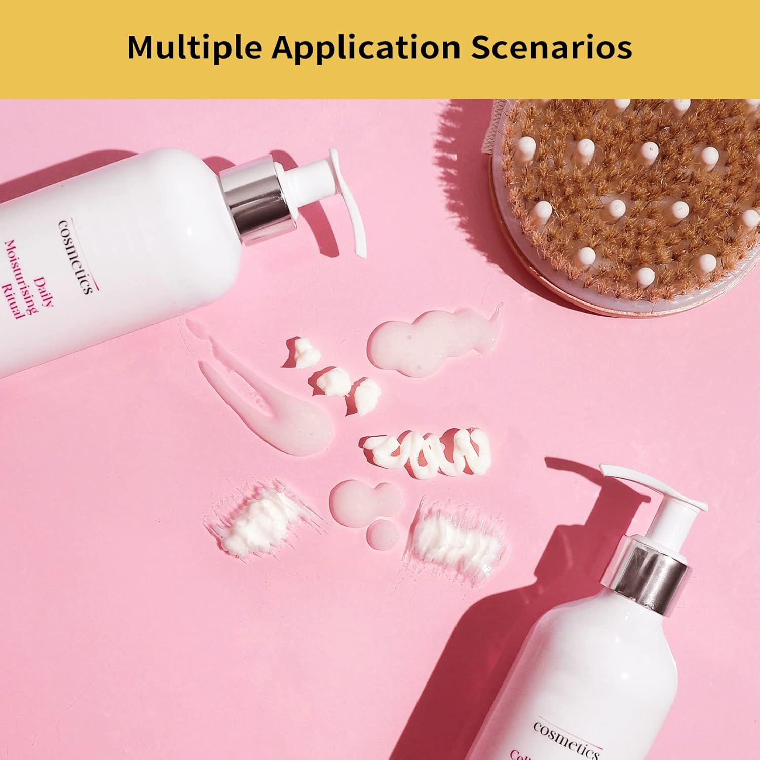 Selens Photography Backdrop Food PVC Background 50X100Cm Vinyl White/Black/Grey/Pink/Orange/Blue Kit Waterproof for Photo Studio Flat Lay Product Props Cosmetic Jewelry Shooting 6 Color