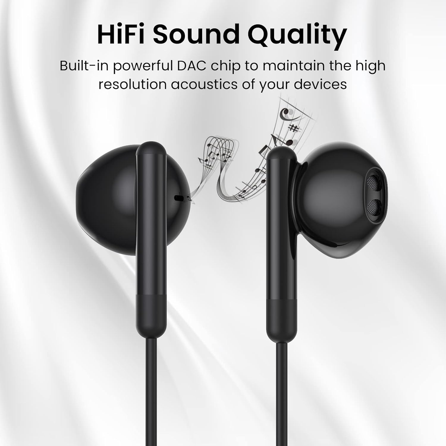 USB C Headphones for Iphone USB C Earphones with Microphone In-Ear Wired Earbuds Headphones for Iphone 15 Pro Max Ipad Pro, USB Type C Earphones for Samsung Galaxy S23 S22 S21 S20 A53 A54 A34 Pixel 8 image number 1