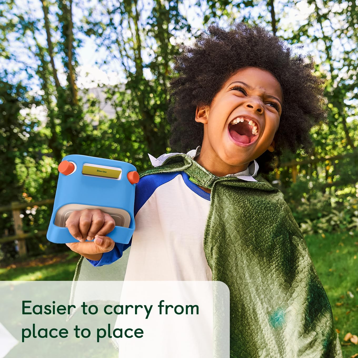 Yoto Adventure Jacket in Blue Bird (3Rd Gen.) &ndash; Accessory for Kids Yoto Player, Fitted Protective Sleeve Case Carrier, Anti-Slip Silicone Skin Cover with Easy-To-Carry Handle image number 5