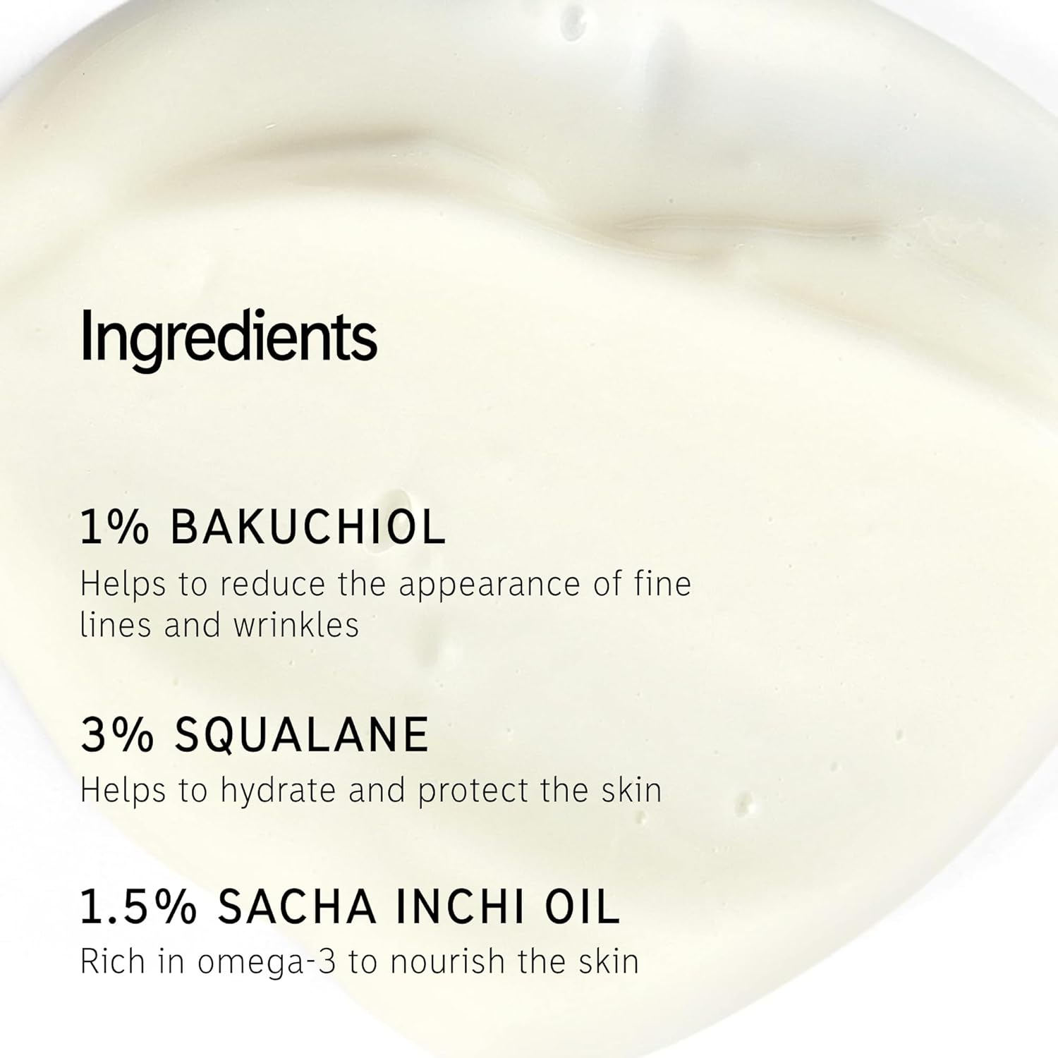 The Inkey List Bakuchiol Moisturiser 30Ml, Reduces Fine Lines and Wrinkles, Treats Hyperpigmentation, Fragrance-Free, Suitable for All Skin Types