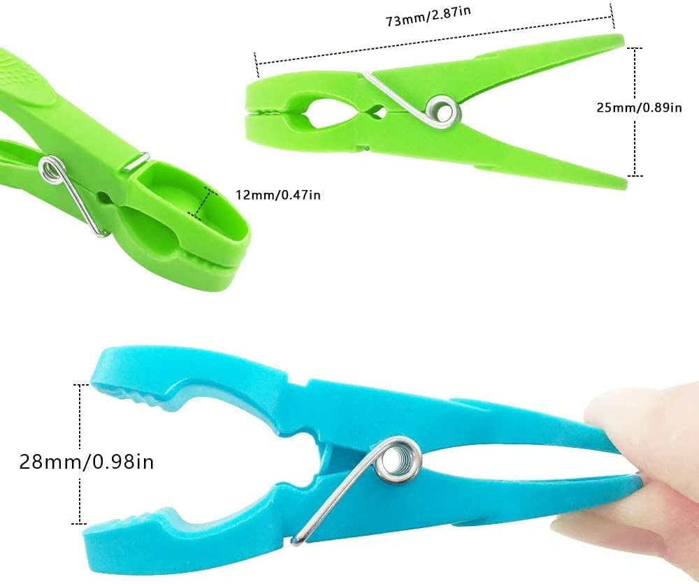 Colorful Plastic Clothespins,24Pcs Clothes Drying Line Pegs,Sock Clip Laundry Clothes Pins Clips with Springs,Windproof Laundry Pegs,Clothes Drying Line Pegs,Socks Clips Clothes Pins Clothes Pegs image number 3