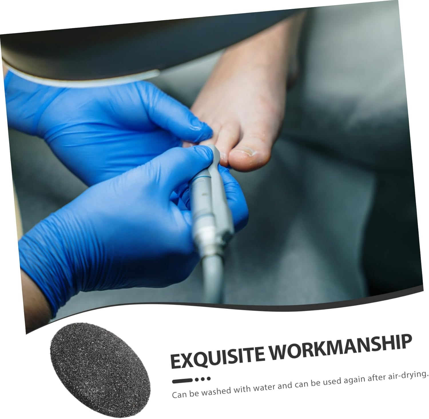 Minkissy 10Pcs Electric Foot File Pad Replacement for Foot Grinder Callus Remover image number 2