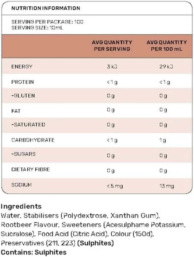 Zerup Zero Sugar Root Beer / Sarsparilla Flavoured Syrup 2 X 1L Bottles, Sugar Free Syrup, Root Beer / Sarsparilla Flavour Drink Mix, Low Calorie Flavourings for Milk Shakes, Cocktails, Teas, Gluten Free, Keto Friendly, Halal image number 3