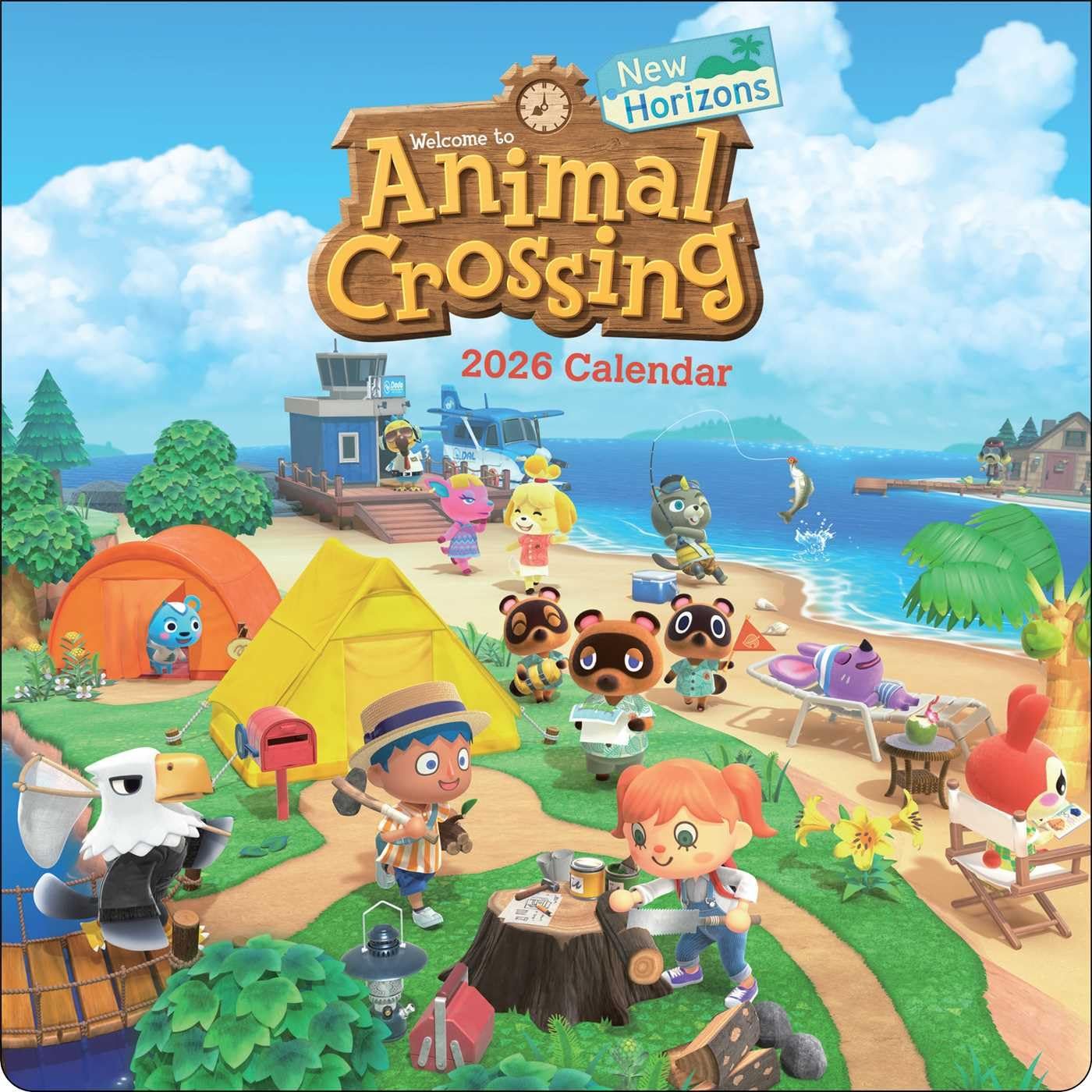 Animal Crossing: New Horizons 2026 Wall Calendar image number 2