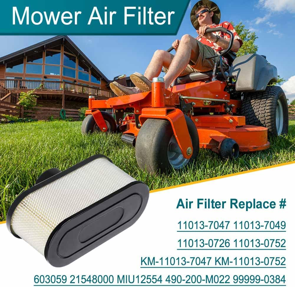 2 Pack FR691V Air Filter for Kawasaki FR651V FR730V FS481V FS541V FS600V FS651V FS691V FS730V Engine, Replace 11013-7046 Pre Cleaner 11013-0726 Air Filter image number 1