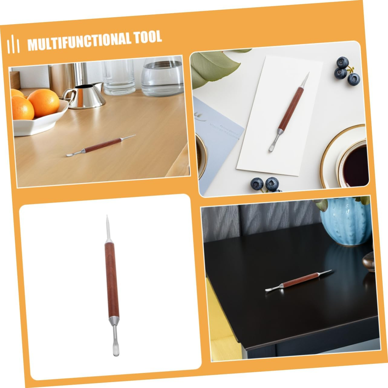 Tofficu Latte Art Pen Set Espresso Stirrer Tool 2 Pack Precision Needle for Latte Stirrer DIY Coffee Decor Easy to Clean image number 4