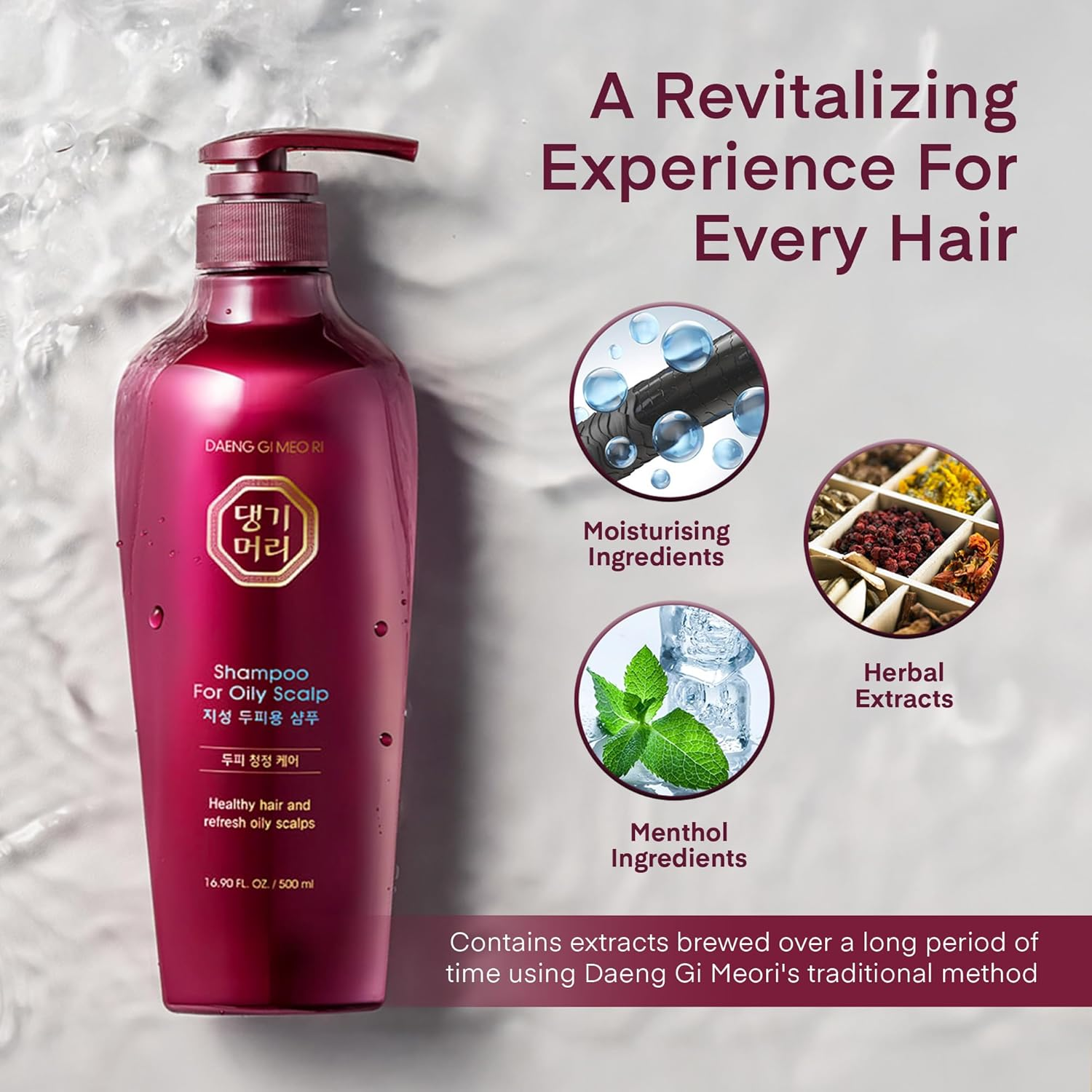 Daeng Gi Meo Ri Shampoo (500Ml) - for Oily Scalp