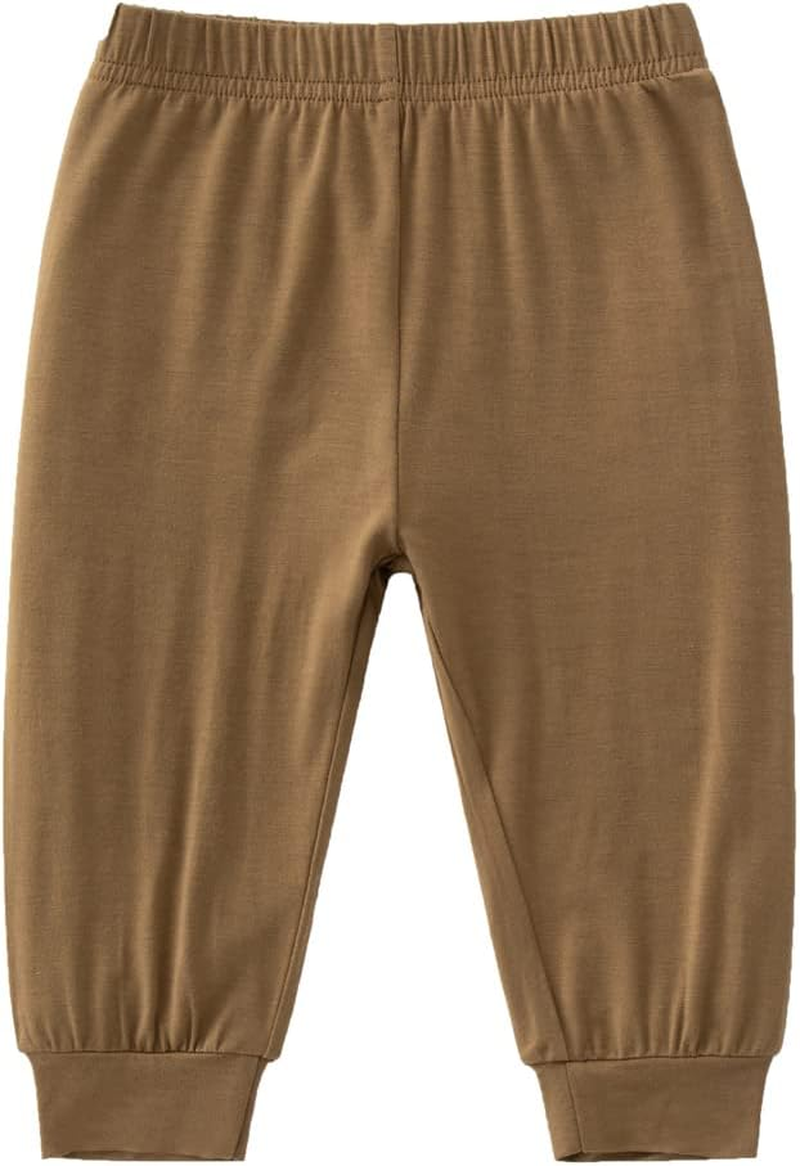 Baby Boys Girls Bamboo Viscose Jogger Pants Infant Toddler Bloomers Kids Harem Pant