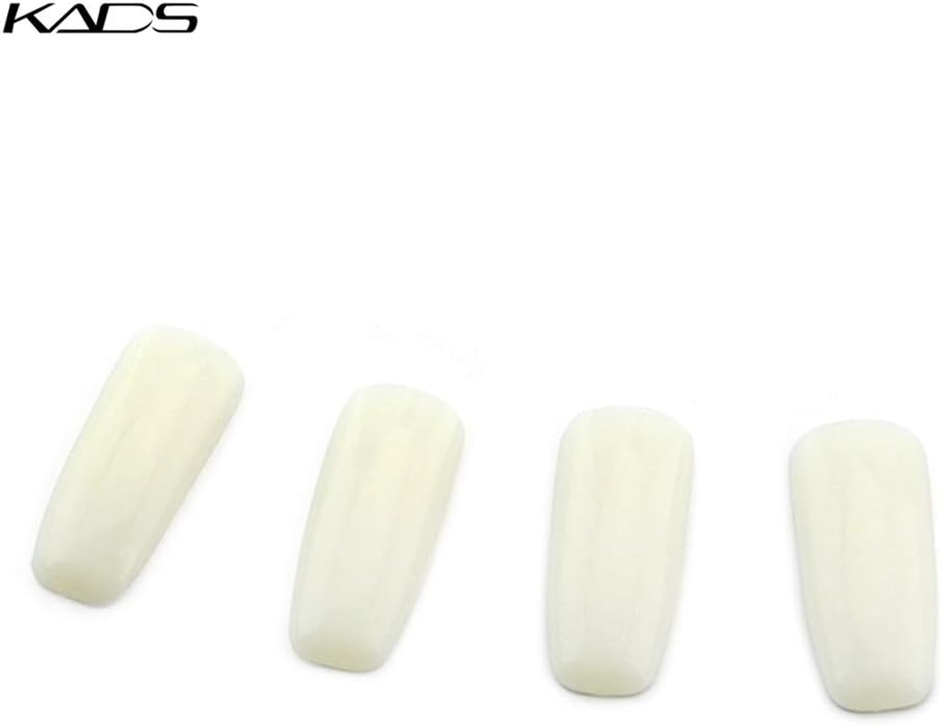 KADS 100 Plastic Tips for Practice Use Practice Training Nail Art False Tips Display Training Tool
