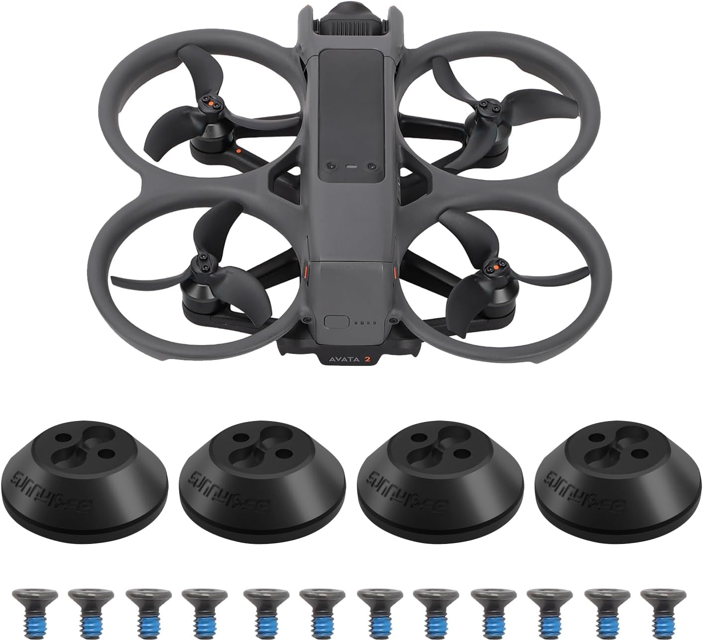 Motor Cover for DJI Avata 2，4Pcs Aluminum Alloy Dustproof Waterproof Protective Motor Cover Cap for DJI Avata 2 Drone Motor Cover,For DJI Avata 2 Drone Accessories (Red)