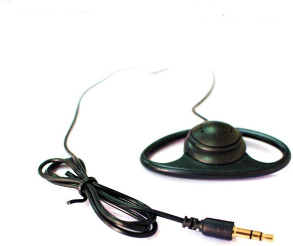 LINHUIPAD Single Side Earphone D Shape Earpiece Headset Listen Only 3.5Mm Hook Earbud Simultaneous Interpretation Headphone (50 Pack) image number 5