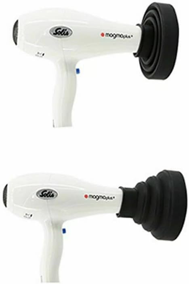 Silicone New Hair Dryer Universal Travel Professional Salon Foldable Diffuser - Professional Heat Resistant Attachment for Even Heat Distribution - Blue image number 6