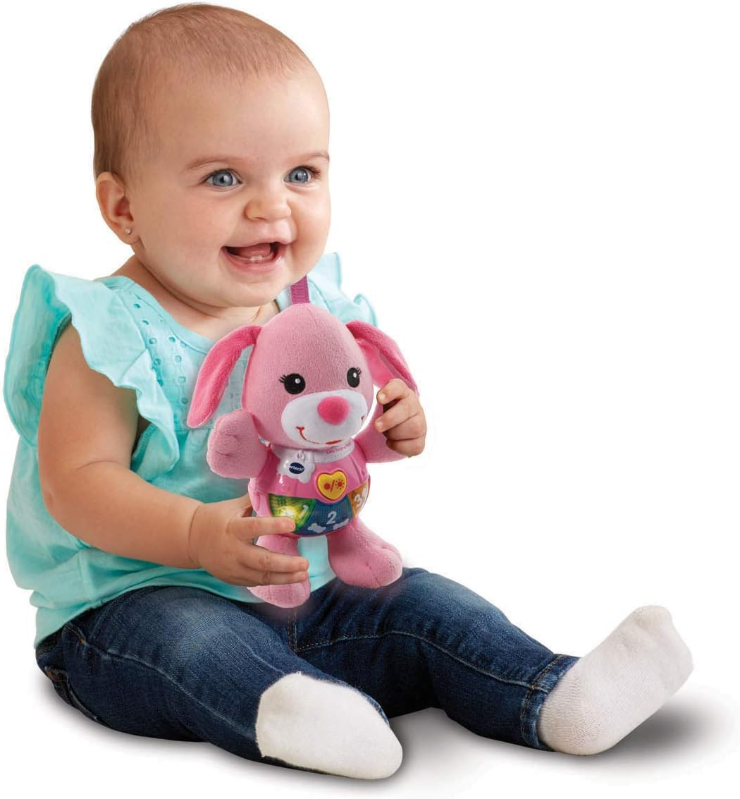 Vtech Little Singing Puppy - Interactive Activity Plush - 502353 - Pink image number 3