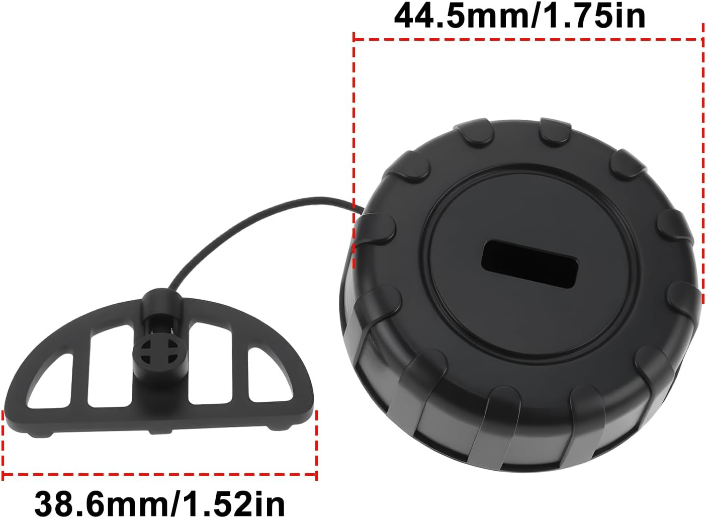 SING F LTD 2PCS Gasoline Saw Fuel Tank Cap Engine Oil Tank Cap 11303500500 Compatible with Stihl 017 018 MS170 MS180 Chainsaw