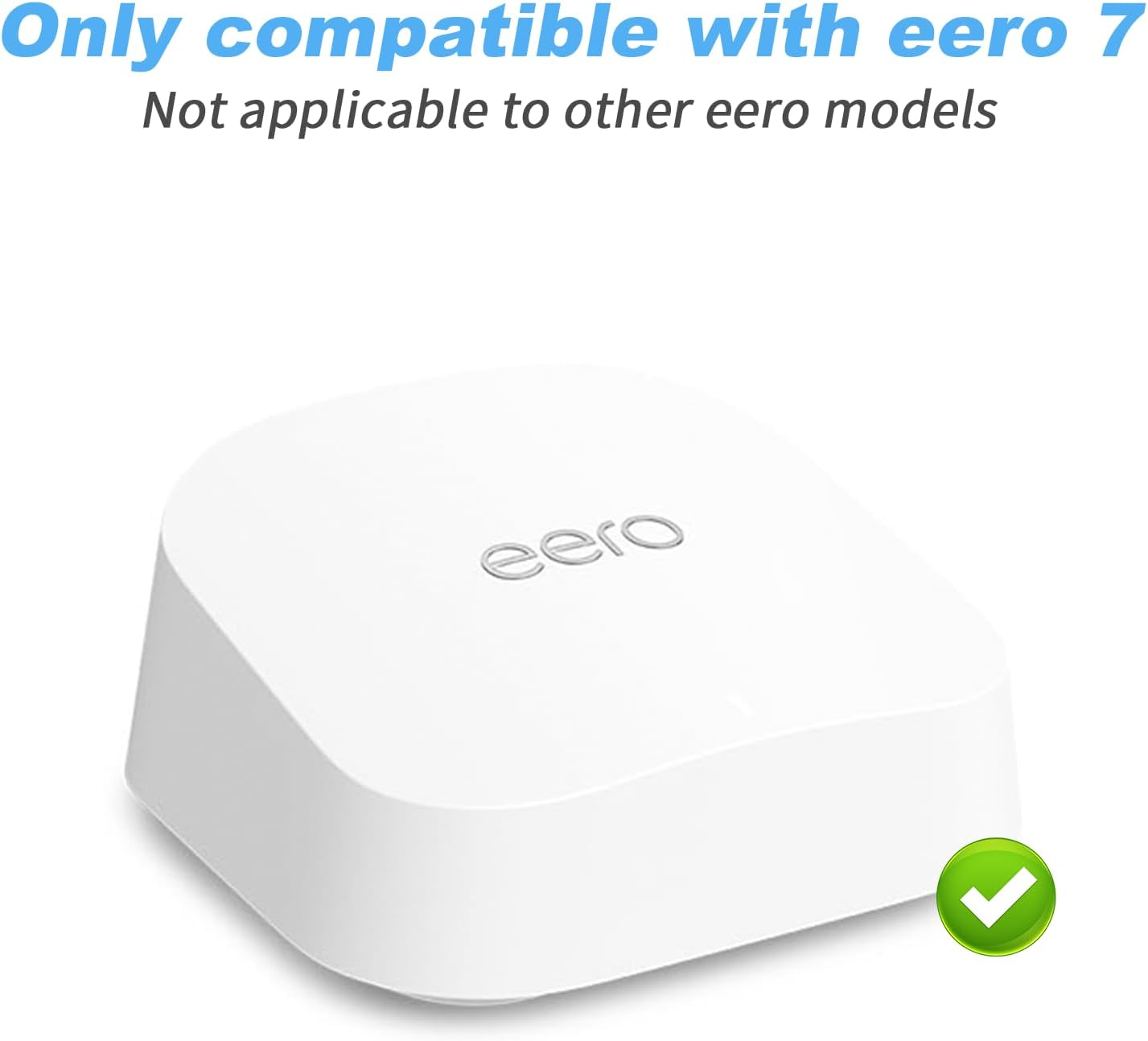 Outlet Wall Mount for Eero 7, Stand Bracket Holder Compatible with Eero 7 Dual-Band Mesh Wi-Fi 7 Router Extender, No Messy Wires, Space Saving(3 Pack) image number 2