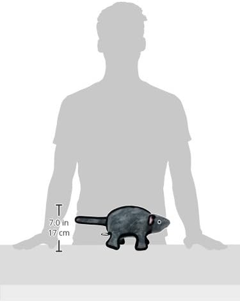 Tuffy Plush Dog Toy, Grey image number 4