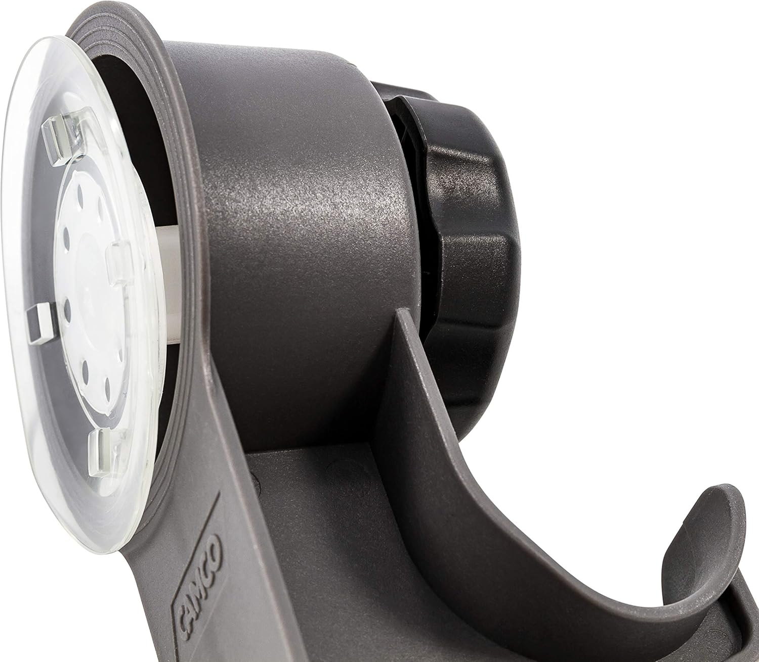 Camco RV Towel Hook | Add Hooks Inside/Outside Your RV | Strong Mechanical Suction Cup Hook (44028), Black image number 3