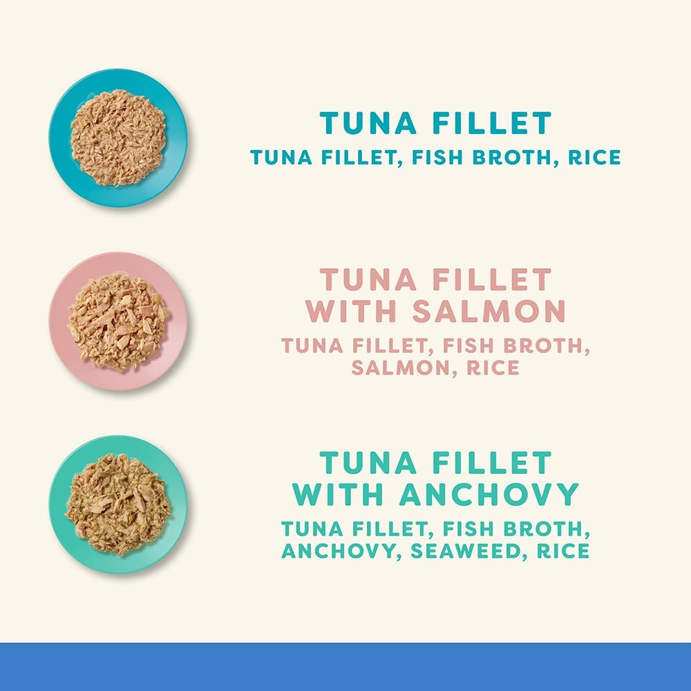 Applaws Mixed Variety Fish Selection in Broth Pouch 100% Natural Wet Cat Food 70G (Pack of 48)