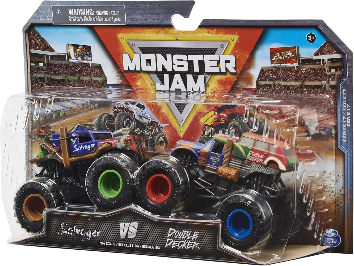 Monster Jam, Official 1:64 Scale Die-Cast Monster Trucks 2-Pack (Style May Vary) image number 5