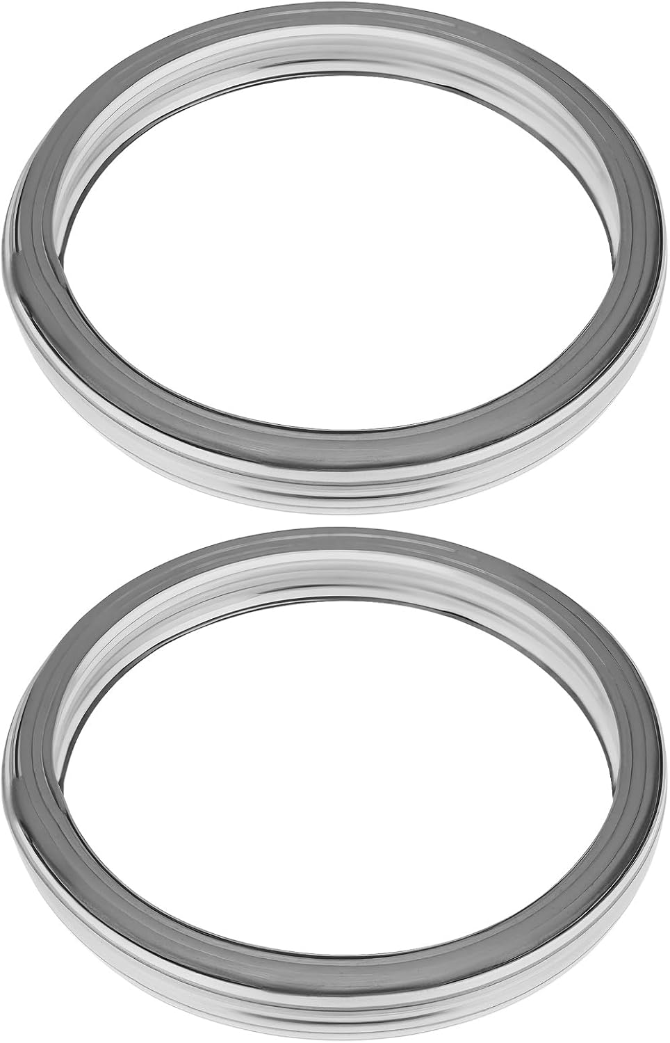 2Pcs Motorcycle Exhaust Gasket 45X38X5Mm Compatible with Aprilia RS 250 LD000 / LD002 1995-1997 image number 2