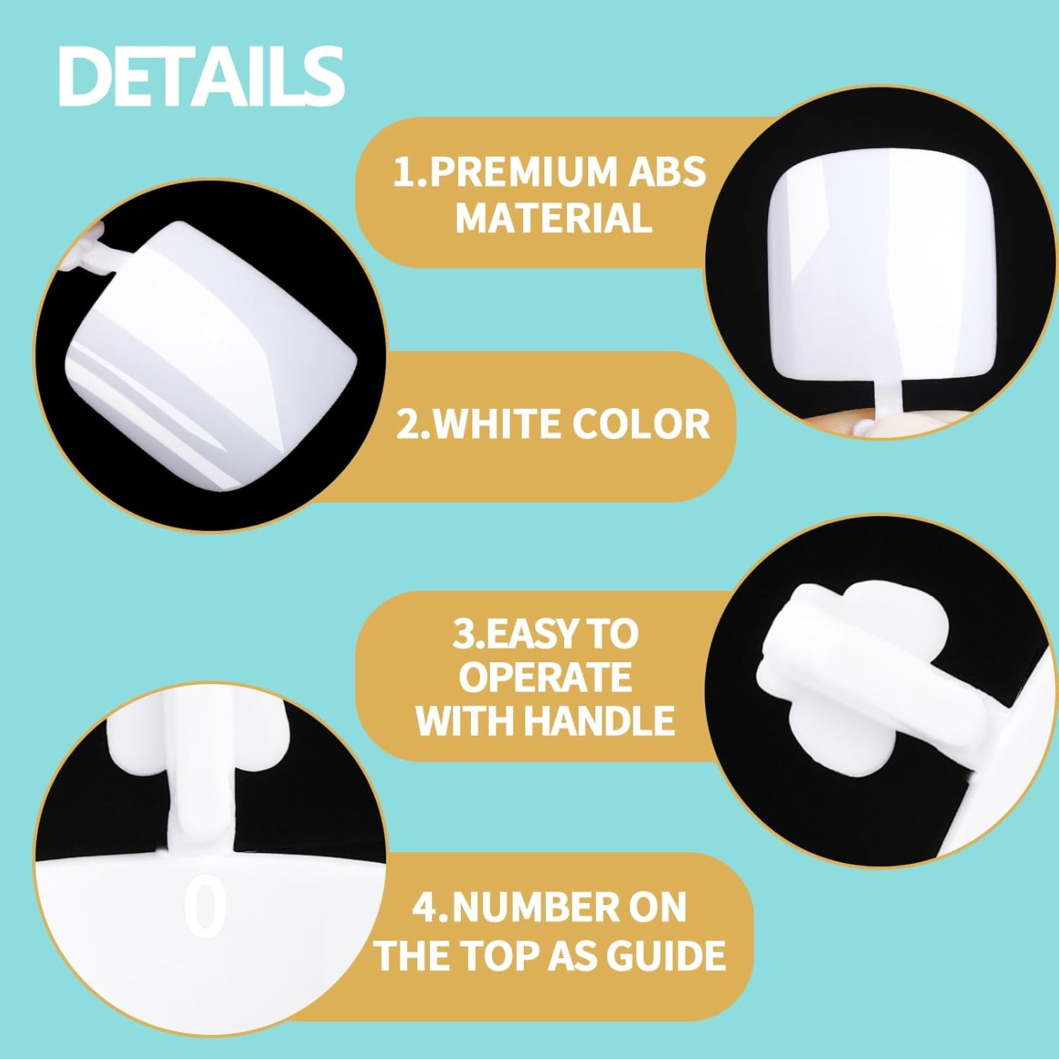 Teenitor White Press on Toenails for Women with Nail Glue, 120Pcs White Toe Nail Press Ons Acrylic Toenail Kit, Toe Nail Tips Square, Fake Toe Nails Glue on Toe, False Toenails for Missing Toenail image number 2