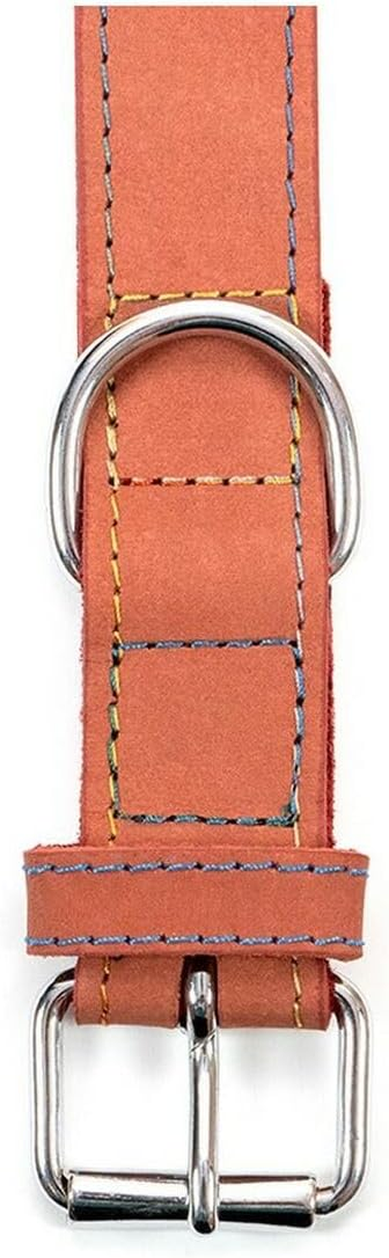 Gloria Nubuck Leather Dog Collar (40Cm) (Red), Red image number 2