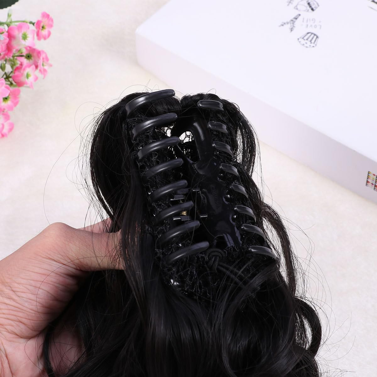 FOMIYES Ponytail Hair Extension Claw Synthetic Hairpiece Clip in Hairpiece Long Ponytail Extension Fake Ponytail Wig image number 5