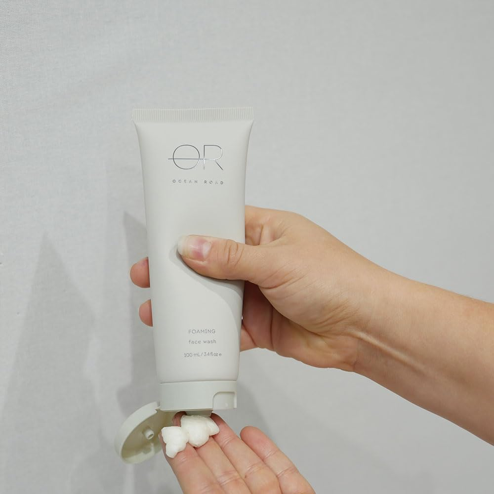 Ocean Road Everyday Brightening Bundle &ndash; Foaming Face Wash (100Ml) with Jojoba Esters & Brightening Face Moisturiser (100Ml) with Kakadu Plum &ndash; Ethically Sourced, Australian Made Skincare for Radiant, Even Skin image number 1