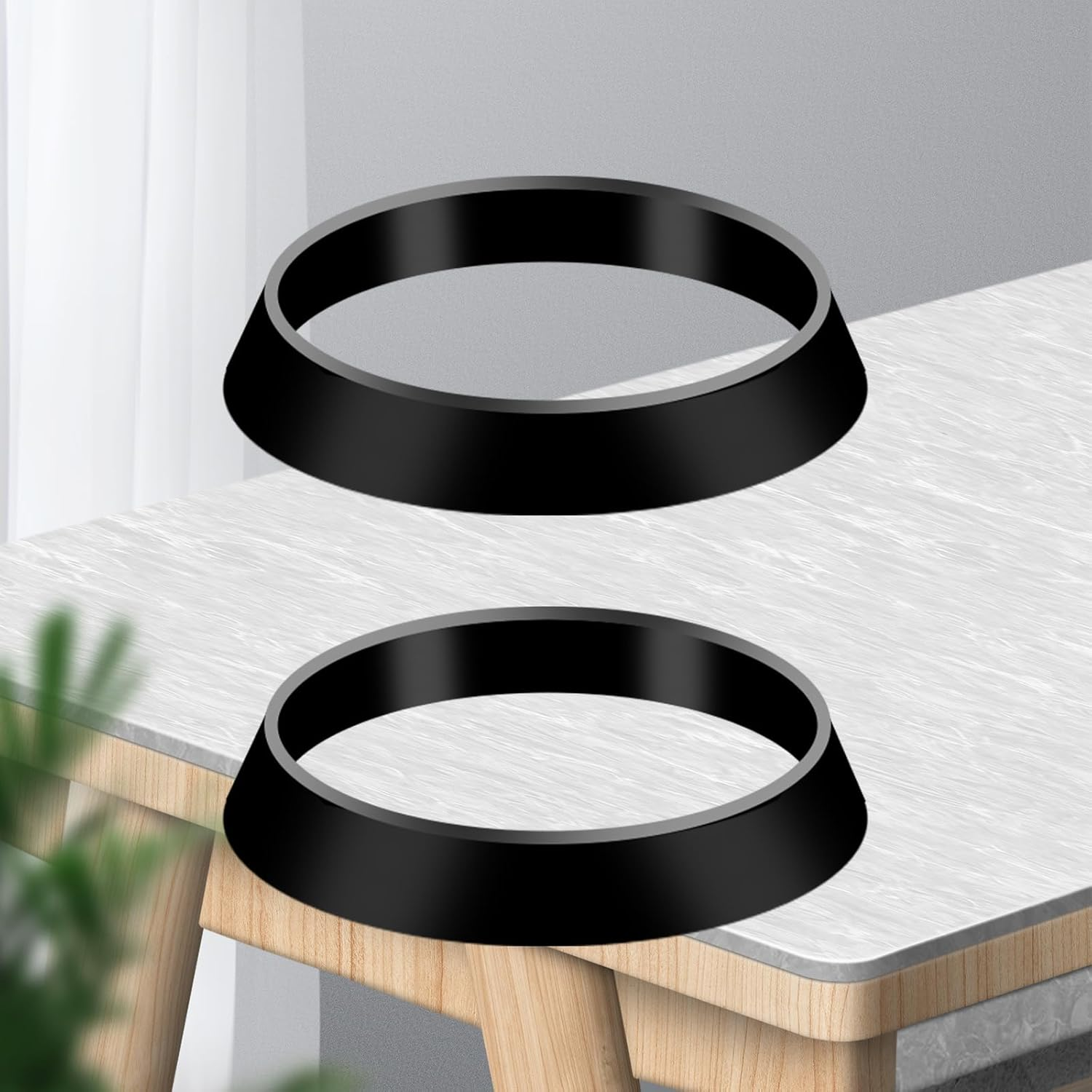 12Pcs Silicone Sealing Washer for Taper Gasket, Good Sealing Washer for Drain Hose for 1 1/2 Inch Drain Hose for Sealing Sink Drains image number 3