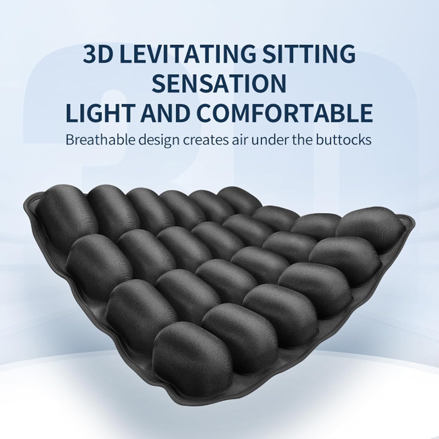 Sondur Travel Cushion, Plane Cushion for Airplane Seats, Comfortable 3D Air Cell Seat Cushions, Car Seat Cushion, Office Wheelchair Pad Orthopedics Pain Pressure Relief Camping Seat Mat image number 1