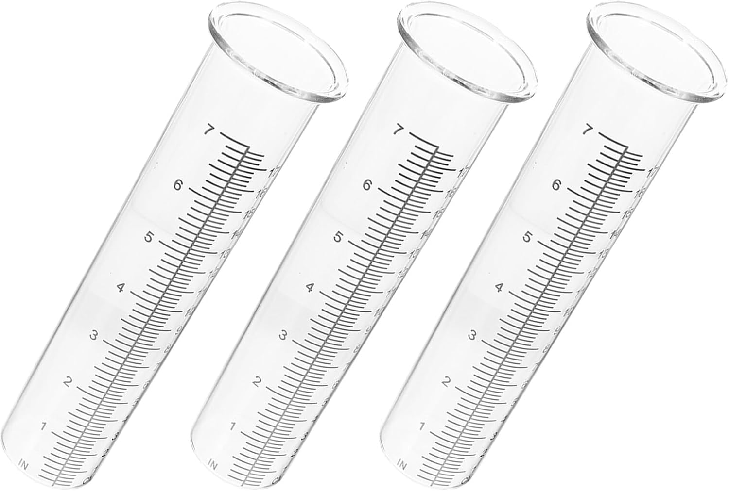 3Pcs Freeze Rain Gauges with Clear Scale and Large Font Accurate Lawn Garden Water Tubes for Deck Outdoor Rainfall Measurement image number 3