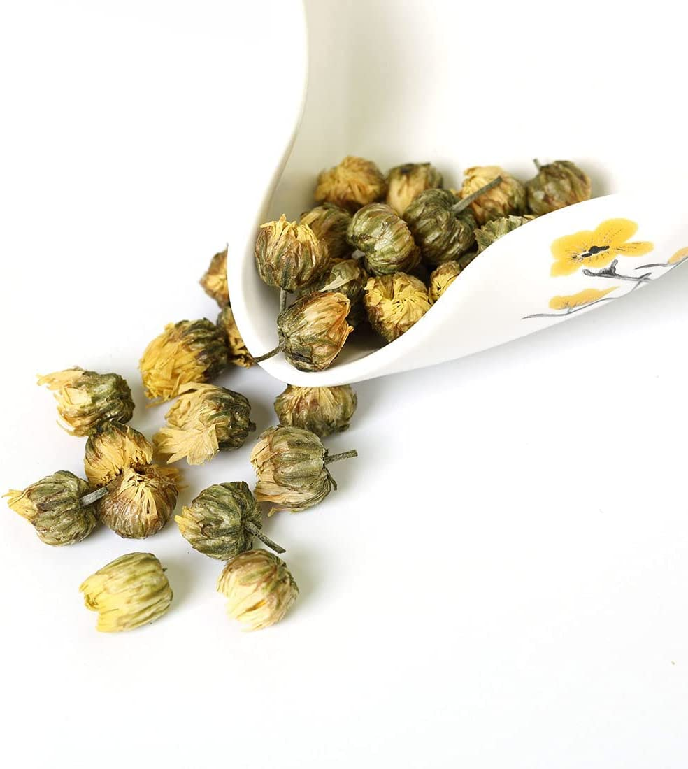 GOARTEA Chrysanthemum Tea Flowers 100G / 3.5Oz Chrysanthemum Flower Tea Loose Leaf Premium Dried Fetal Chrysanthemum Bud Herbal Tea image number 3