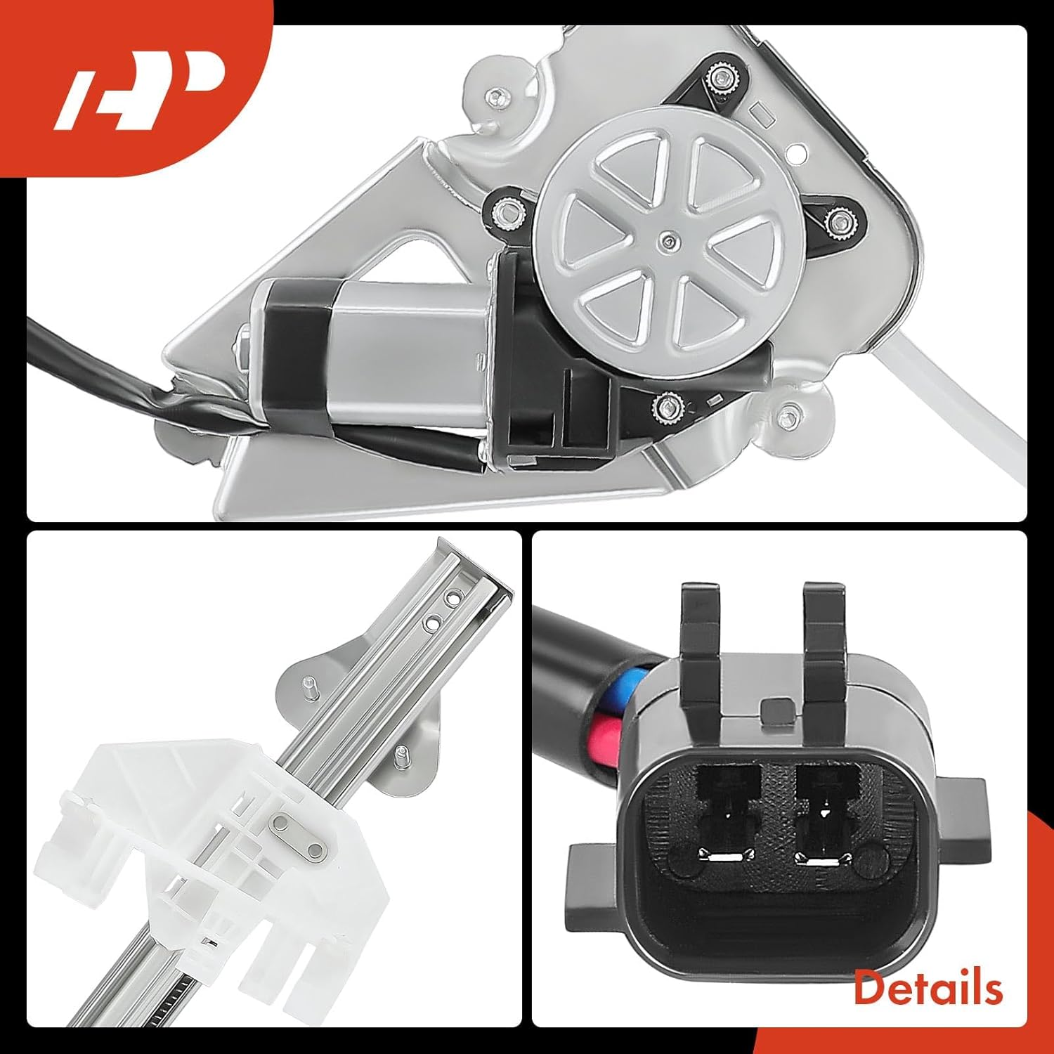A-Premium Power Window Regulator with Motor for Jeep Liberty 02/25/2006-2007 Front Left Driver Side image number 4