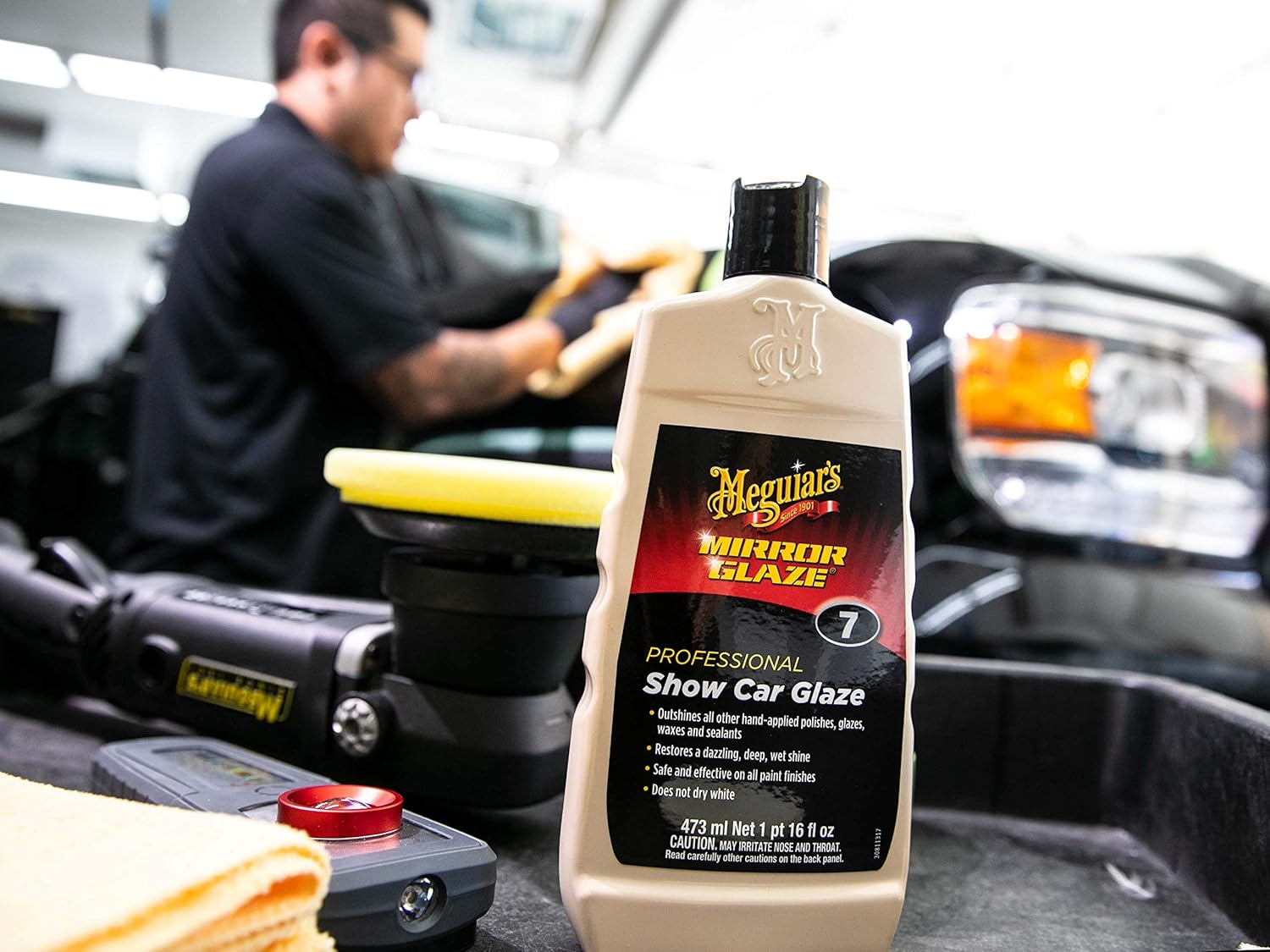 Meguiar'S M7 Mirror Glaze Show Car Glaze - 16 Oz. image number 5