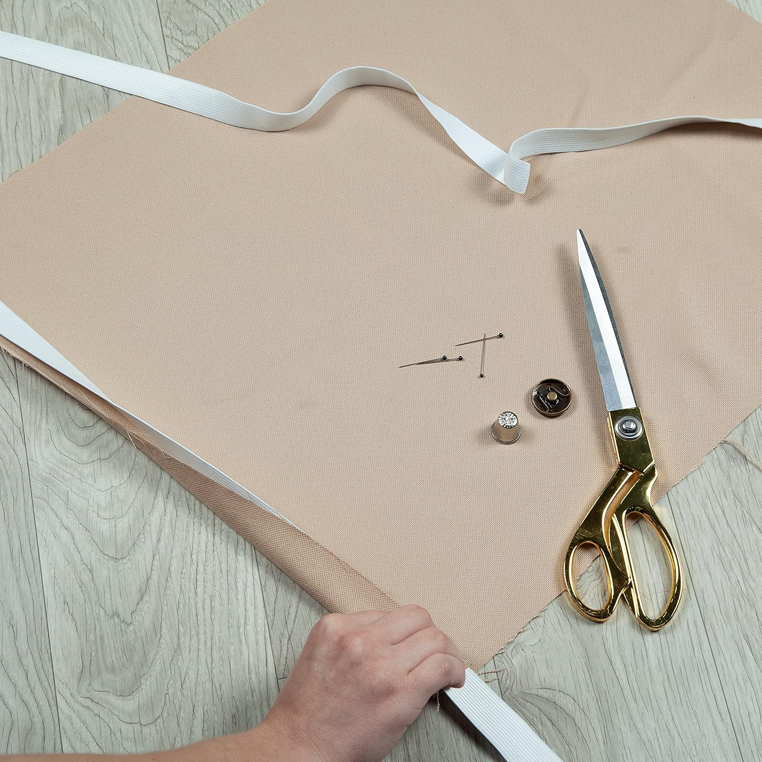 1 Inch Elastic for Sewing, Waistband Elastic, Wide Elastic in Widths: 20/25/40/50/75Mm (White, 25Mm X 5M) image number 5